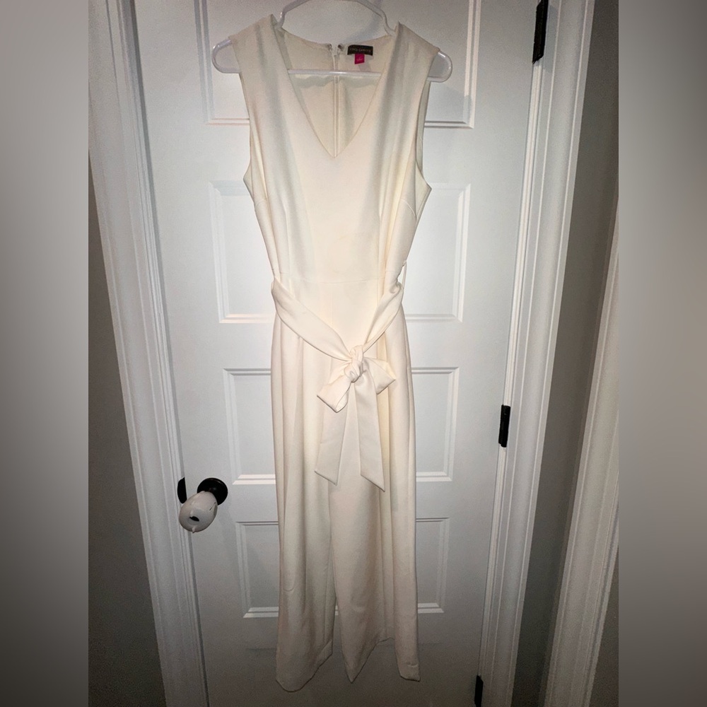 Vince Camuto white jumpsuit